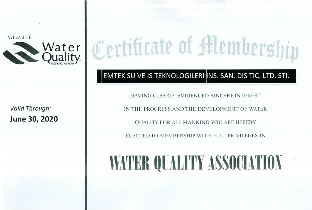 Emtek Water Quality Association